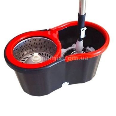 Комплект для уборки ведро 8л и круглая швабра Spin Mop 360 Gold Diamond ТК00028 Черный