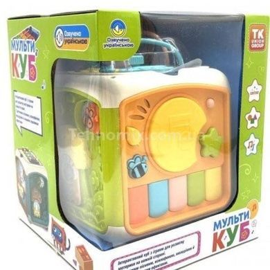 Куб розвиваючий Ксилофон, казки, підсвічування TK Group