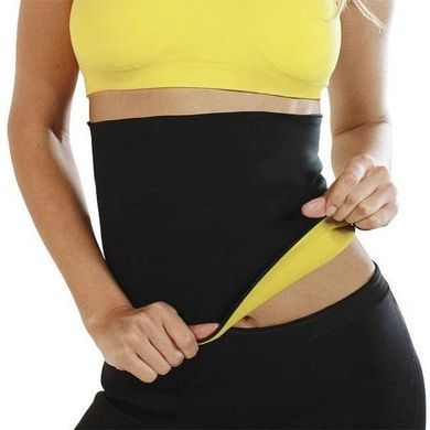 Пояс для схуднення Hot Shapers цілісний Чорний з жовтим р-р XL