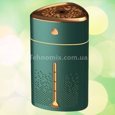 Зволожувач повітря з підсвічуванням Fog Humidifier 8496 Зелений