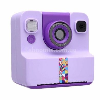 Фотоапарат моментального друку HD Print Camera Фіолетова