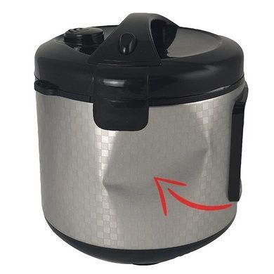 УЦЕНКА! Мультиварка Kingber KB2001 на 5 л. з фритюрницею (УЦ-№16) Silver