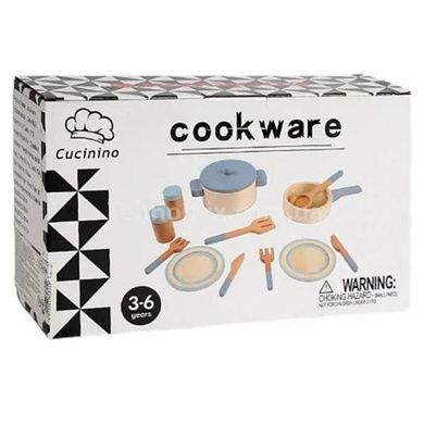 Набор посуды игрушечный деревянный 13 предметов C 60894 Cucinino