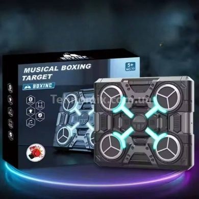 Тренажер боксерский музыкальный для тренировки реакции Musical Boxing Target Черный