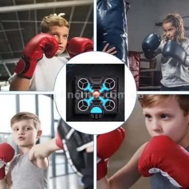 Тренажер боксерский музыкальный для тренировки реакции Musical Boxing Target Черный