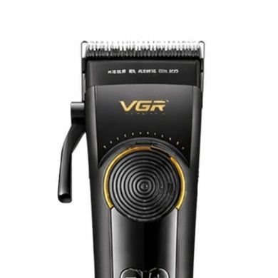 Машинка для стрижки волосся акумуляторна VGR V-199 Чорна