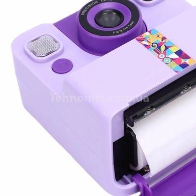 Фотоапарат моментального друку HD Print Camera Фіолетова