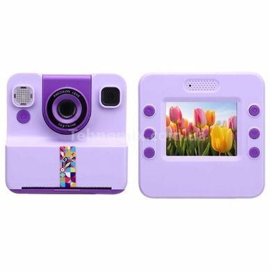 Фотоапарат моментального друку HD Print Camera Фіолетова