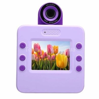 Фотоапарат моментального друку HD Print Camera Фіолетова