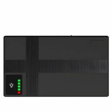 UPS-Power Bank ИБП для роутеров, видеокамер и других гаджетов 5V/9V/12V+USB 20000mAh 1019P Черный
