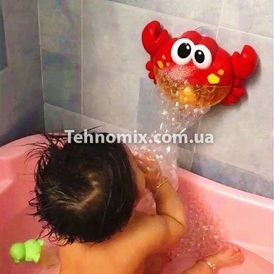 Музыкальная игрушка для ванны пенообразователь Bubble Crab Краб