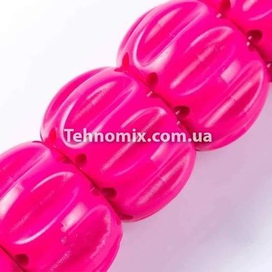 Роликовий масажер для м'язів всього тіла Muscle stick Рожевий