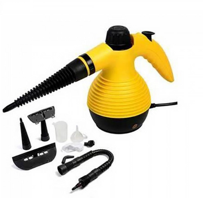 УЦІНКА! Ручний вертикальний відпарювач - пароочисник Steam cleaner DF-A001 Жовтий