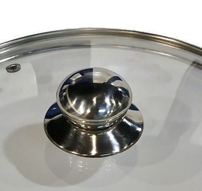 Скляна кришка з ручкою 16CM BN-1001