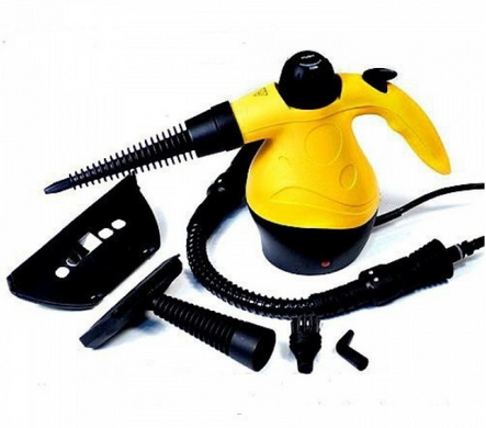 УЦІНКА! Ручний вертикальний відпарювач - пароочисник Steam cleaner DF-A001 Жовтий