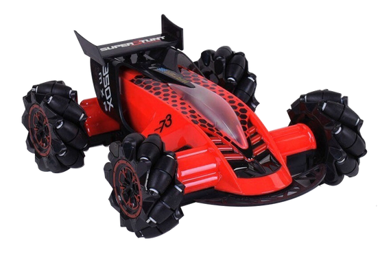 Трюкова машинка Drifter Turbo Air RC 360⁰ з пультом управління і ефектом диму Red