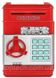 Електронна скарбничка "Сейф банкомат" з кодовим замком і купюропріємником Червона