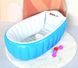Надувна ванночка Intime Baby Bath Tub блакитна
