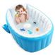 Надувная ванночка Intime Baby Bath Tub голубая