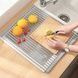 Сушилка для посуды на мойку Wash Basin Dryer Серебро