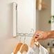 Вішалка настінна складана для одягу Stacking clothes rack AND1296 Біла