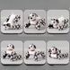 Інтерактивний вихованець робот-пісок трюковий Stunt Robot Dog Mini Білий з чорним