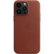 Чохол для смартфона Leather AAA Full Magsafe IC для iPhone 15 Pro Saddle Brown
