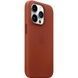 Чохол для смартфона Leather AAA Full Magsafe IC для iPhone 15 Pro Saddle Brown