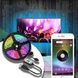 Стрічка світлодіодна 5м LED Tape COBA CB5050 RGB від USB з пультом