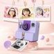 Фотоапарат моментального друку HD Print Camera Фіолетова