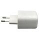 Мережевий зарядний пристрій блок живлення XO L138 30W GaN nitride 1USB-A+1USB-) fast charging charger Біле