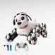 Інтерактивний вихованець робот-пісок трюковий Stunt Robot Dog Mini Білий з чорним