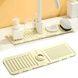 Коврик брызговик на кран Drain mat LY-692 Бежевый