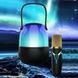 Колонка Bluetooth c RGB подсветкой и микрофоном XM-A68 Черная