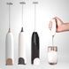 Електричний капучинатор для молока Milk Frother Білий із сірим