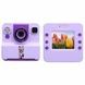Фотоапарат моментального друку HD Print Camera Фіолетова