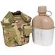 Фляга пластикова з чохлом у забарвленні камуфляжу MILITARY STYLE 1L