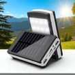 Power Bank із сонячною панеллю та підсвічуванням Solar