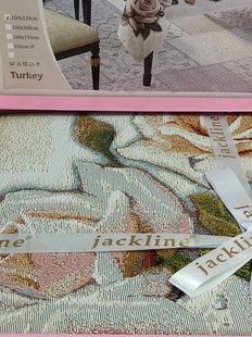 Скатертина Jackline Roses 160х220см Гобелен Бавовна/Поліестер