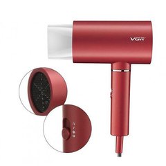 Профессиональный фен для укладки волос VGR V 431 1800Вт Красный