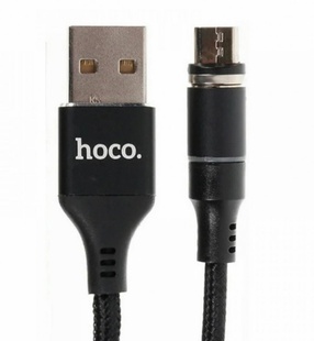 Кабель Hoco UD07 2.4A microUSB 1м Чорний