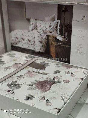Постільна білизна Pupilla Juliet 3D Сатин Бавовна Євро розмір