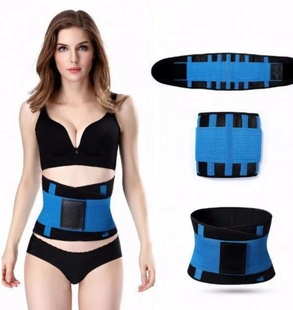 Пояс для схуднення Hot Shapers Belt Power Чорний з синім р-р M