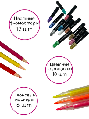 Детский набор для рисования 95 предметов