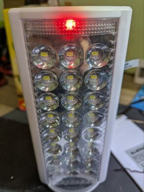 УЦЕНКА! Фонарь переносной 24LED Power bank 3 режима Almina 2606L Белый