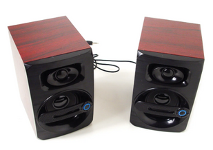 Колонки комп'ютерні FT-108AC 220V Темне дерево