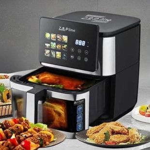 Фритюрниця із силіконовою формою на 12 програм 13л 4200Вт Zepline ZP-00341 Чорна