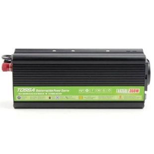 Перетворювач напруги з функцією UPS 12-220V 350W Tossa TAU350L Чорний із салатовим