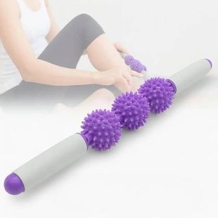 Масажер для тіла з трьома кулями, що стимулюють, Massager AND 5284 Фіолетова