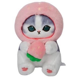 Игрушка мягкая 35см Котик в розовой шапочке